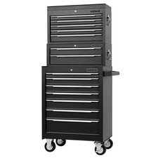 Combined Roller Cabinet Mid Tool Chest And Tool Chest 14 Drawers 26" - 29455