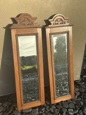 Pair of Edwardian Satinwood Bevelled Dressing Table Mirrors c.1905