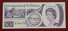 St. Helena 50 Pence Banknote