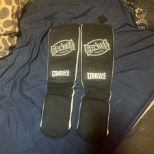 Sandee Competition Cotton Slip On Shin Instep Guards Pull On Pads Adults Kids