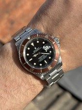 Rolex Submariner 16610 Tropical Patina Serviced Warranty Boxed Hang Tag 1994