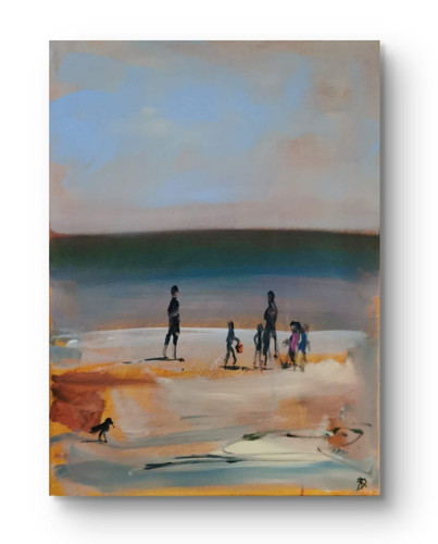 Original acrylic painting x - acrylic,