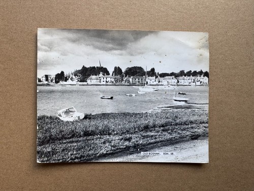 Vintage postcard old bosham - postcard,