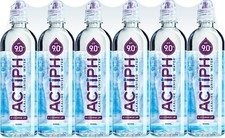 Alkaline Ionised Spring Water pH9+ Purified Clean Smooth ACTIPH 600ml x 24Pk