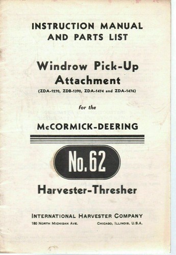 Mccormick deering no62 - deering,