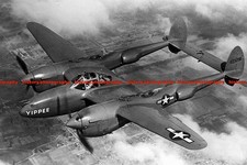 F002303 USAF Lockheed P 38 Lightning fighter bomber aircraft 1945
