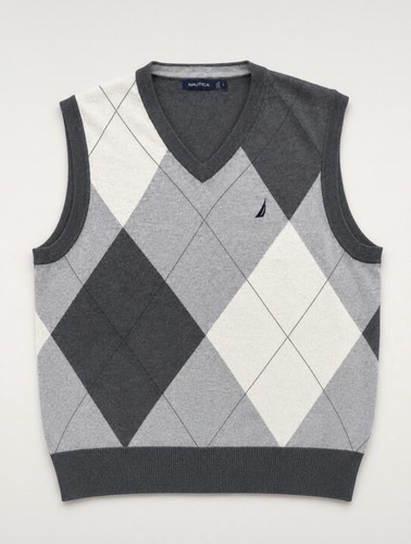 Nautica knit vest - nautica, argyle