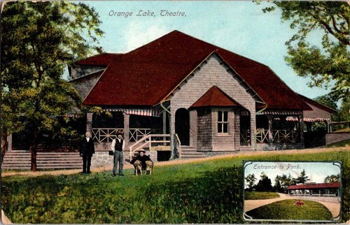 Orange lake postcard - postcard,