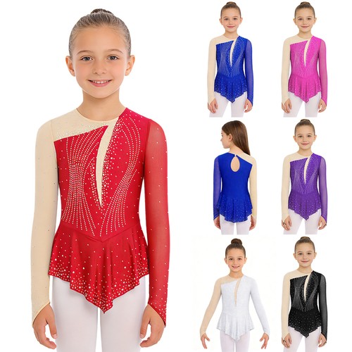 Girls figure ice skating - ice,