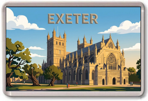 Fridge magnet exeter - magnet,