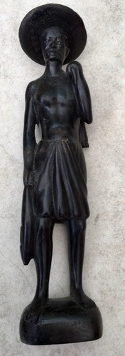 Dark hand carved - dark, wooden