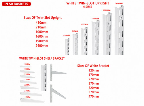 Heavy duty twin - duty, slot