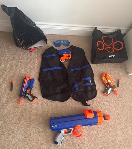 Nerf soft dart gun - bundle, with