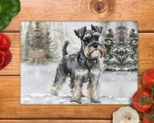 Schnauzer Winter Snow