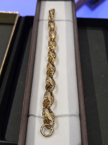 Gold tulip link - gold,