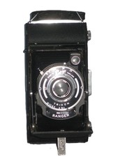 Ensign Ranger  Vintage 1940/50s Folding 120 Roll Film Camera