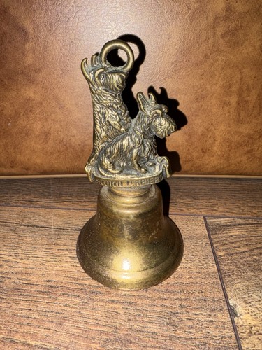 Vintage brass scottie - vintage,