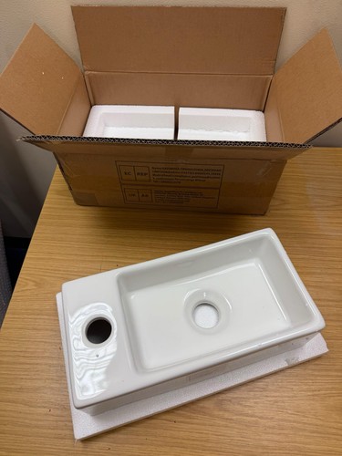White bathroom basin sink hand - bathroom,