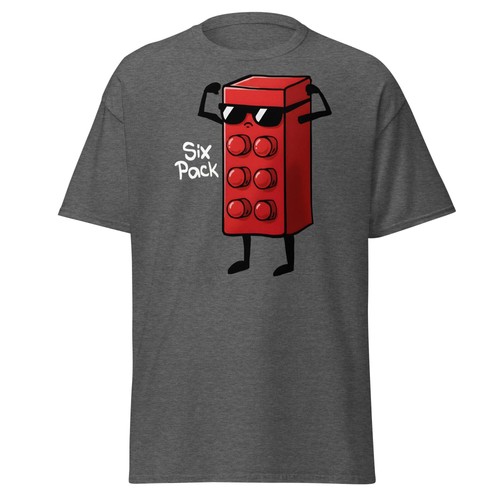 Six pack abs funny - toy, brick