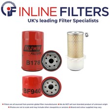 Filter Kit for Kubota L245/L245HC w/Kubota DH1101-A 25hp 18kW Eng 1977/01->