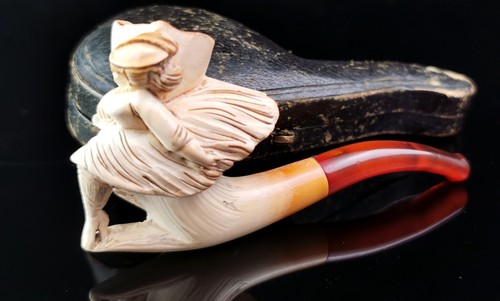 Antique meerschaum pipe - antique,