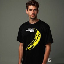 The Velvet Underground & Nico T-Shirt, Warhol Banana Logo Top Band Tee