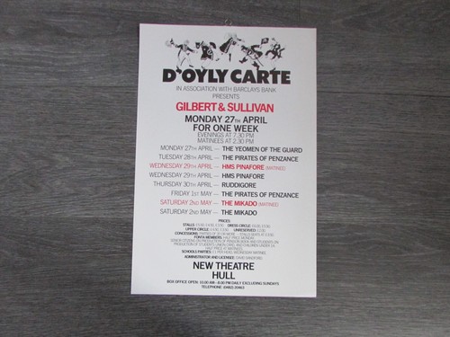 Oyly carte gilbert - gilbert, &