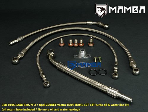 Turbo oil water line kit - &, for