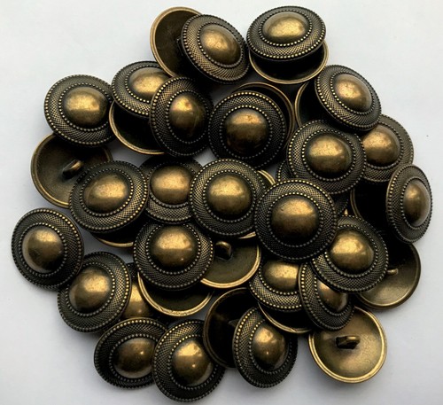 Buttons 18mm 23mm aged brass - 18mm,
