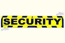 MAGNETIC SECURITY SAFETY SIGN CAR SECURITY VAN TRUCK SHED GUARD EQUIPMENT