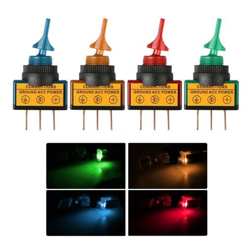 4pcs rocker switch toggle led - rocker,