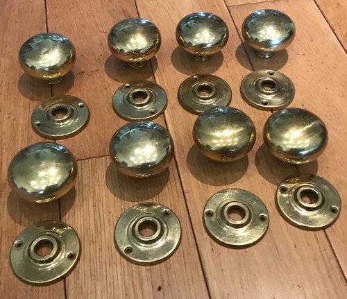 Pairs knobs brass - 8,