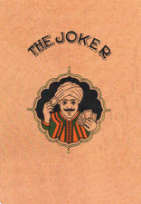 RARE MODERN "Man from India REV = Air India Airlines ??" JOKER Play Card #50