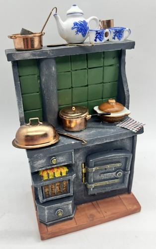 Dolls house rare victorian aga - dolls,
