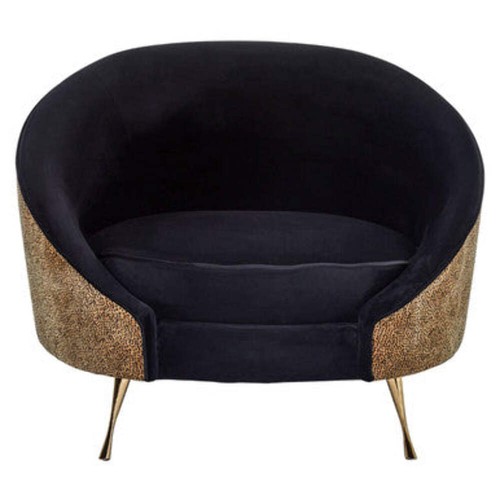 Manhattan black velvet and - black,
