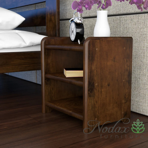 Wooden bedside unit b5 - wooden,