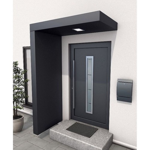 Entrance door 5mm aluminum - door,