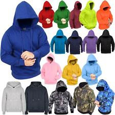 Mens Fleece Hoodie Pullover Hooded Sweatshirt Long sleeve S/M/L/XL