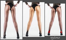 3 Pairs NYLONZ Seamed Sheer To