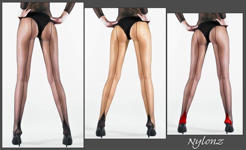 Pairs nylonz seamed sheer - pairs,