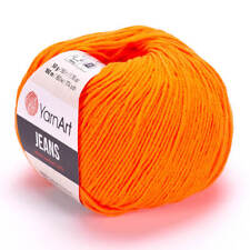 1 x 50 YarnArt Jeans 55% Cotton – 45% PA Mix Knitting Wool/Yarn, 64 Colours