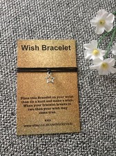 Wish Bracelet/ BULK BUY/ Charms/Family/Christmas/Star/Job lot/Wholesale, lucky