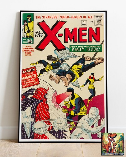 Men 1st issue comic - x, cover