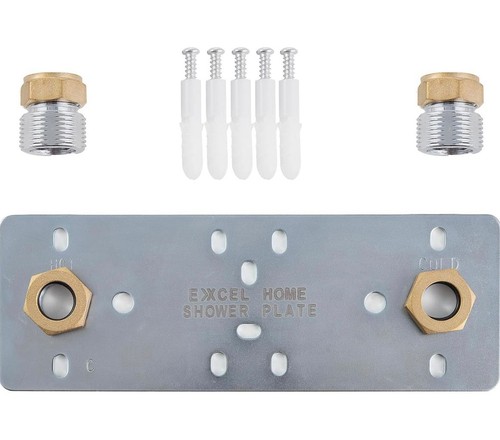Shower fixing plate for - shower,