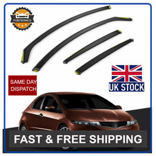 4PCS For HONDA CIVIC MK8 2006-2012 5 Door Hatchback Wind Deflectors Tinted UK
