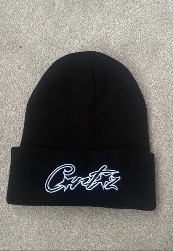 Black corteiz beanie brand new - black,