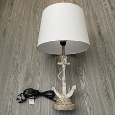 Rustic Anchor Table Lamp With