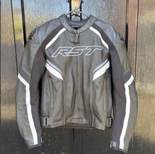 RST Sabre Motorcycle Jacket - 40/S - Black/White