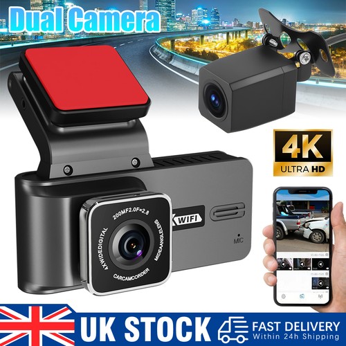 Dash cam front and rear - front,