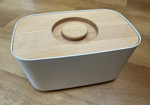 Joseph bread bin - bread, ivory